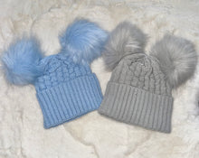Load image into Gallery viewer, Double Pom Pom Hat
