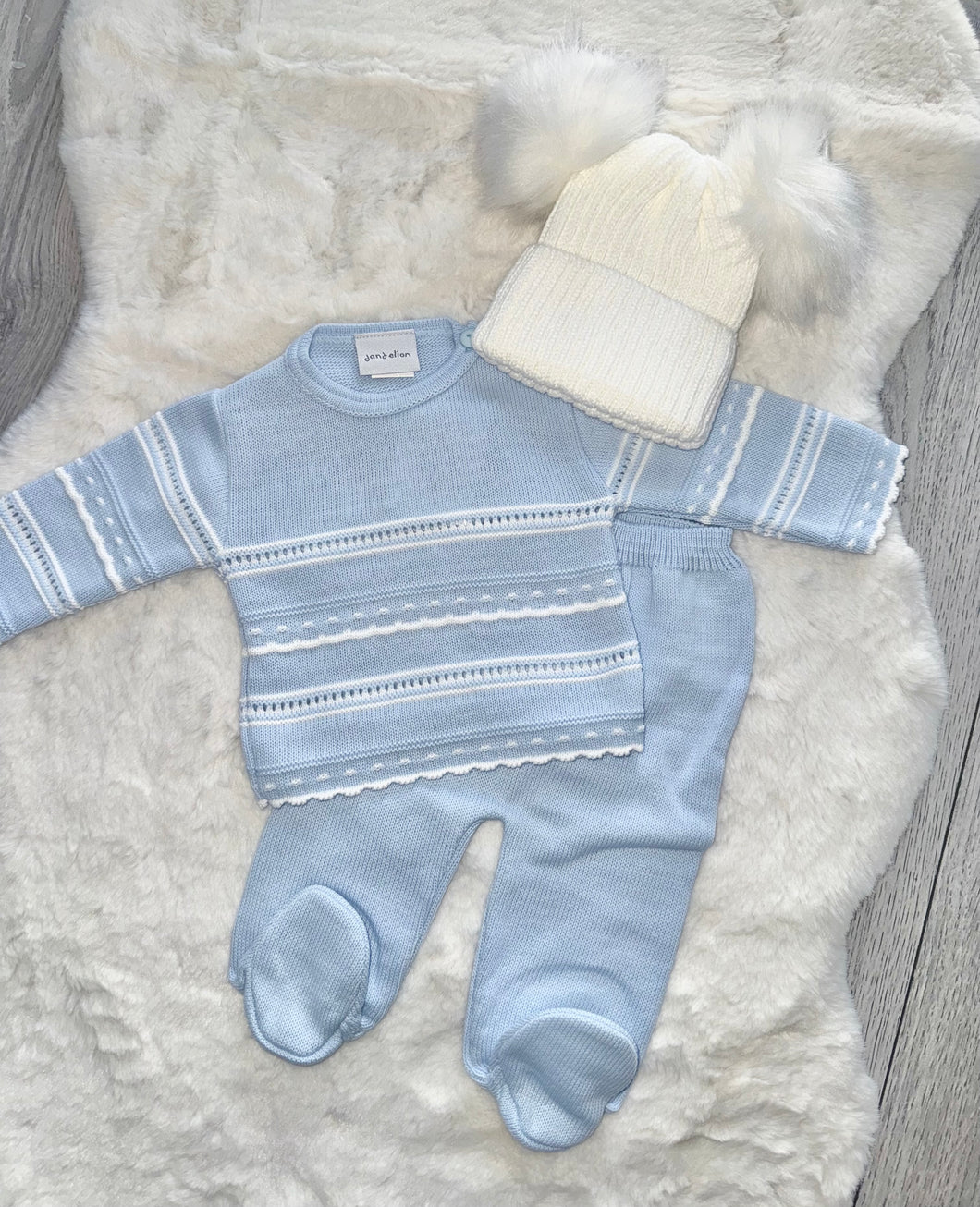 Baby Boy Blue knitted set