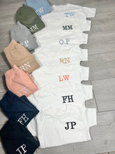 Load image into Gallery viewer, Personalised Children&#39;s Embroidered Jogger &amp; T-Shirt Set (Various Colours)
