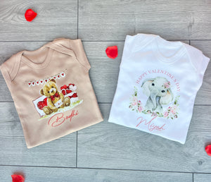 Baby's Valentine Babygrow