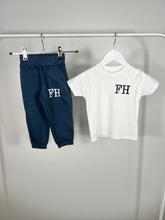 Load image into Gallery viewer, Personalised Children&#39;s Embroidered Jogger &amp; T-Shirt Set (Various Colours)

