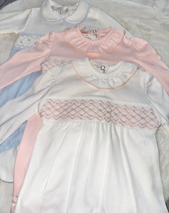 Smocked Babygrow