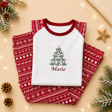 Load image into Gallery viewer, Personalised Children's Embroidered Dinosaur Pyjamas
