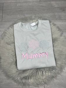 Personalised Adult's Snowflake Christmas Jumper