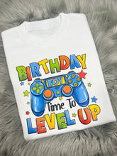 Load image into Gallery viewer, Children&#39;s Level Up Birthday T-Shirt/Jumper
