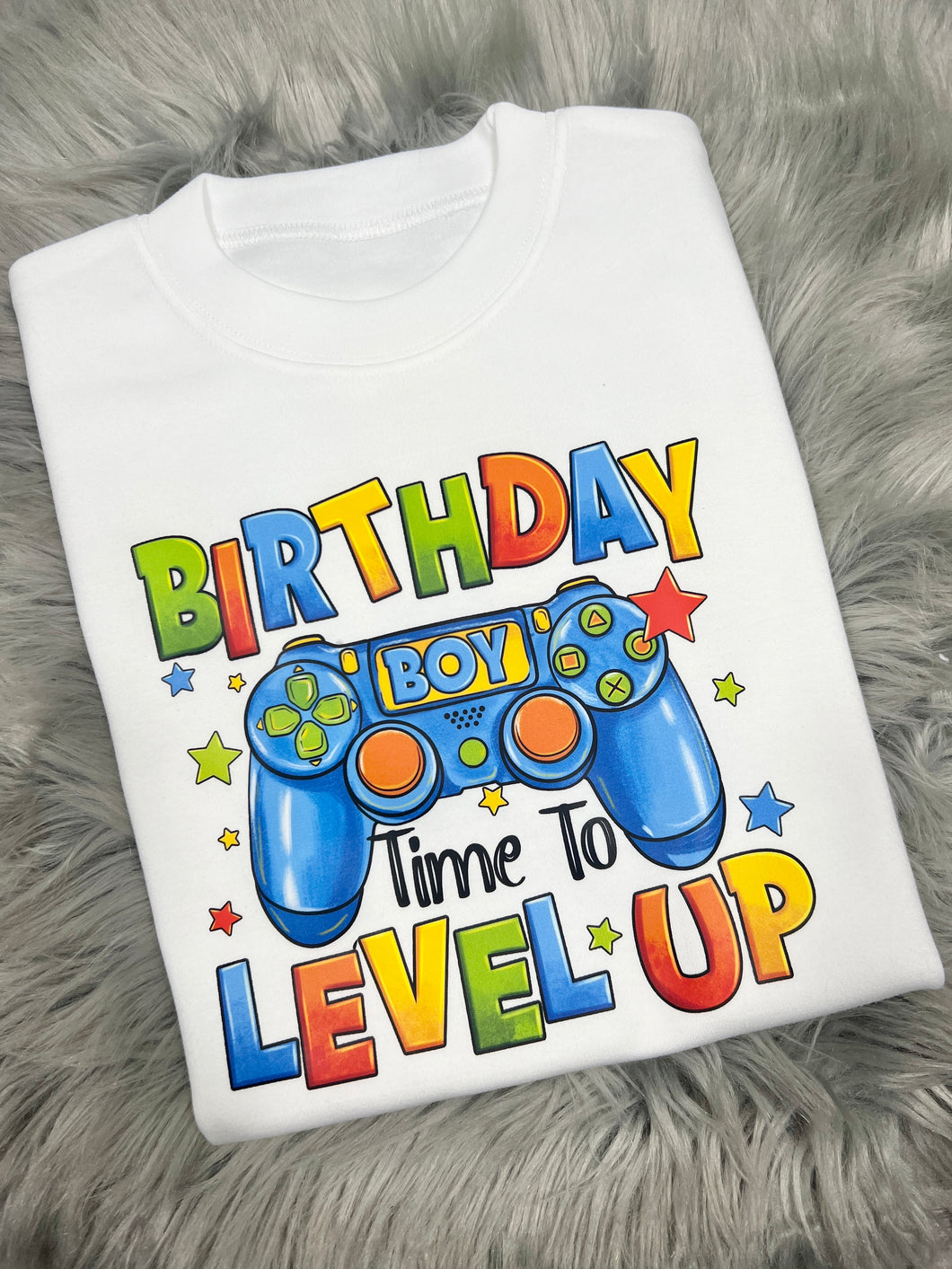 Children's Level Up Birthday T-Shirt/Jumper