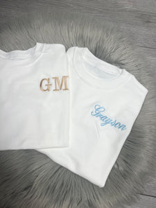 Personalised Children's Embroidered T-Shirt