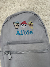 Load image into Gallery viewer, Personalised Children's Embroidered Backpack/Rucksack
