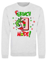 Load image into Gallery viewer, Adults Grinch Mode Christmas Jumper.
