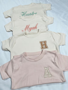 Personalised Children's Embroidered T-Shirt