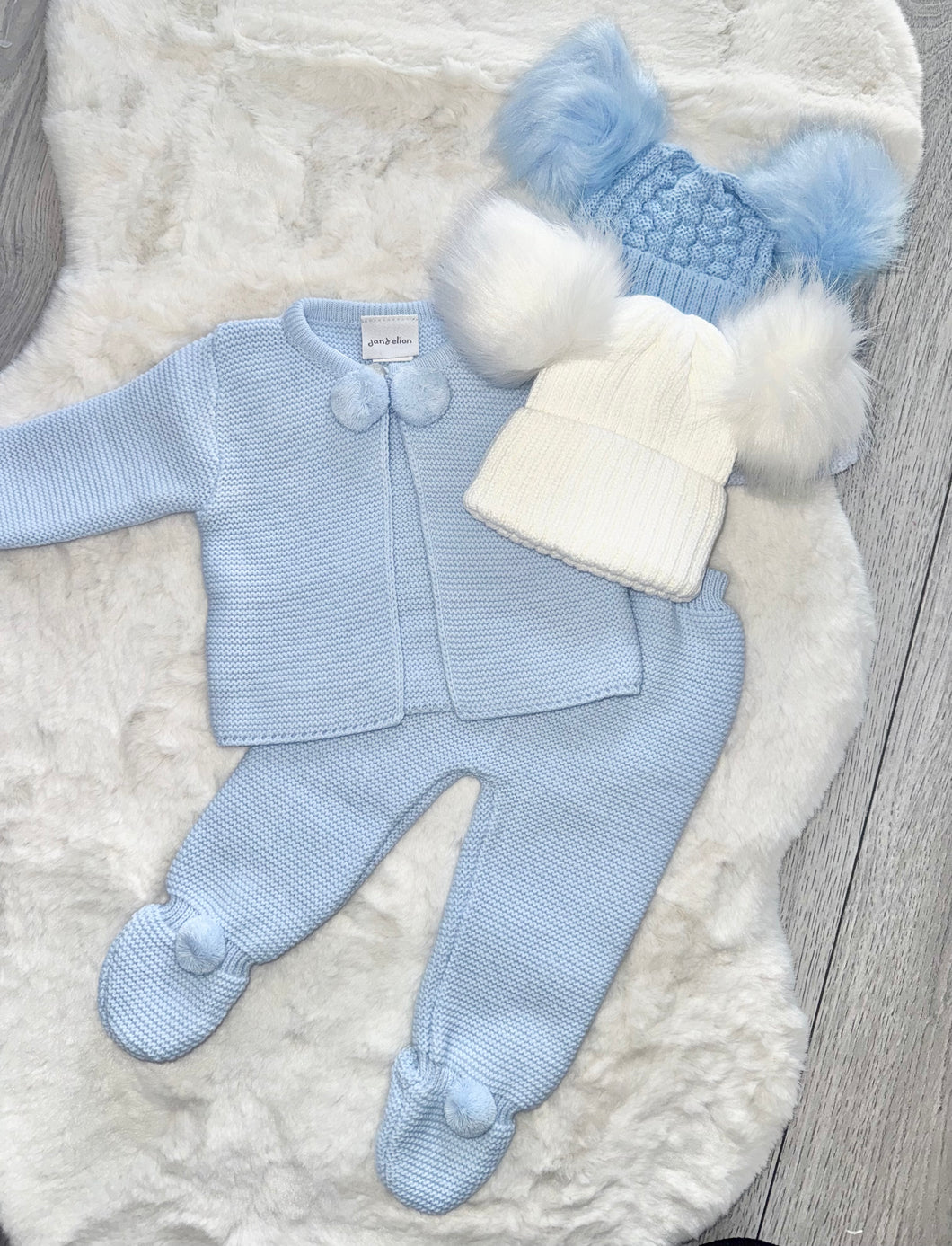 Pom Pom Baby Boy Set