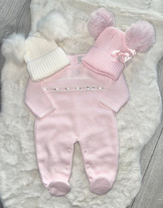 Pink Knitted Onesie