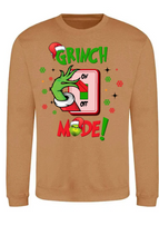 Load image into Gallery viewer, Adults Grinch Mode Christmas Jumper.
