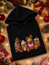 Load image into Gallery viewer, Children's Hot Drinks Christmas Hoody
