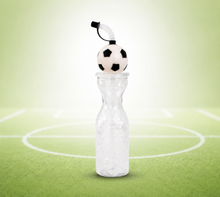 Load image into Gallery viewer, Football Drinks Bottle/Cup With Straw
