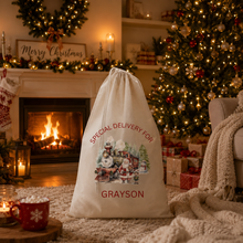 Load image into Gallery viewer, Personalised Christmas Sack
