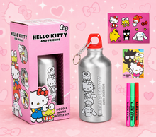 Load image into Gallery viewer, Hello Kitty &amp; Friends Doodle Water Bottle Set
