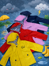 Load image into Gallery viewer, Personalised Children's Embroidered Rain Coat
