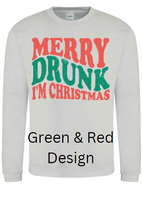 Load image into Gallery viewer, Adult Merry Drunk Christmas Jumper (Various Designs)
