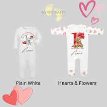 Load image into Gallery viewer, Personalised Valentine Babygrow
