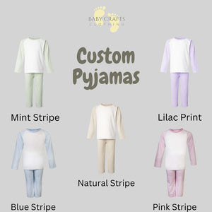 Personalised Children's Custom Made Pyjamas