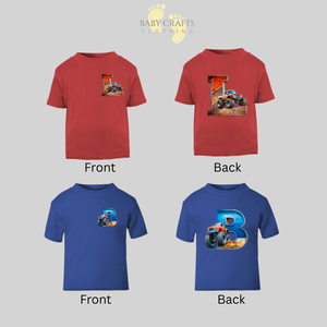 Monster Truck Initial T-shirt