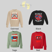 Load image into Gallery viewer, Children's Valentine's Gamer Jumper/Sweatshirt
