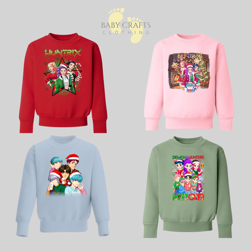 Children's Christmas K Pop Jumper/Sweatshirt