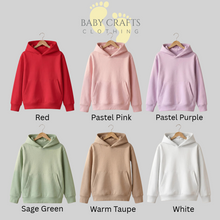 Load image into Gallery viewer, Personalised Embroidered Children’s Hoodies

