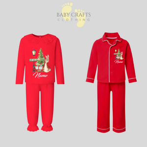 Personalised Printed Christmas Pyjamas