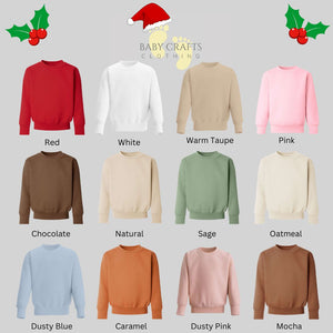Children's Christmas Slogan Jumper.
