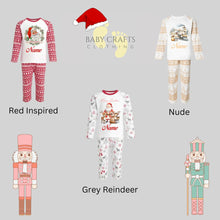 Load image into Gallery viewer, Personalised Christmas Pyjamas. (Childrens/Adults)
