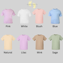 Load image into Gallery viewer, Personalised Children&#39;s Embroidered T-Shirt
