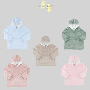 Personalised Children's Embroidered Pattern Oodies. (Size 6-24 Months)