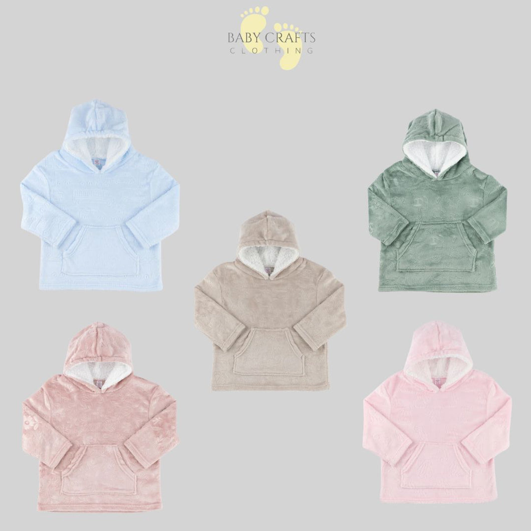 Personalised Children's Embroidered Pattern Oodies. (Size 6-24 Months)