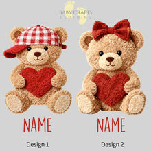 Load image into Gallery viewer, Personalised Children's Valentine's Teddy Pyjamas
