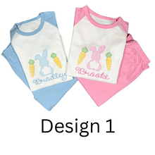 Load image into Gallery viewer, Persoanlised Children&#39;s Embroidered Easter Pyjamas
