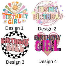 Load image into Gallery viewer, DTF BIRTHDAY TRANSFERS - PACK OF 10 VARIOUS DESIGNS
