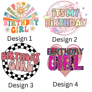 DTF BIRTHDAY TRANSFERS - PACK OF 10 VARIOUS DESIGNS