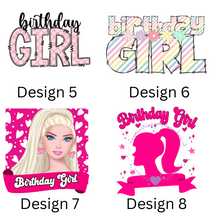 Load image into Gallery viewer, DTF BIRTHDAY TRANSFERS - PACK OF 10 VARIOUS DESIGNS
