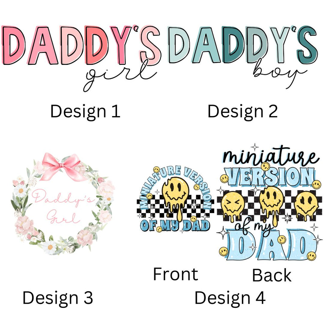 Children's Fathers Day T-Shirt (Various Designs)