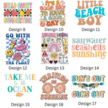 Load image into Gallery viewer, Children&#39;s Slogan Summer T-Shirt. (Various Designs &amp; Colours)
