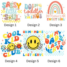 Load image into Gallery viewer, Children&#39;s Slogan Short Set (Various Colours &amp; Designs) Option 1
