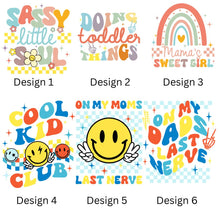 Load image into Gallery viewer, Children&#39;s Slogan T-Shirt. Various Colours &amp; Designs
