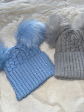 Load image into Gallery viewer, Double Pom Pom Hat
