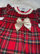 Load image into Gallery viewer, Red Tartan Bow Dress
