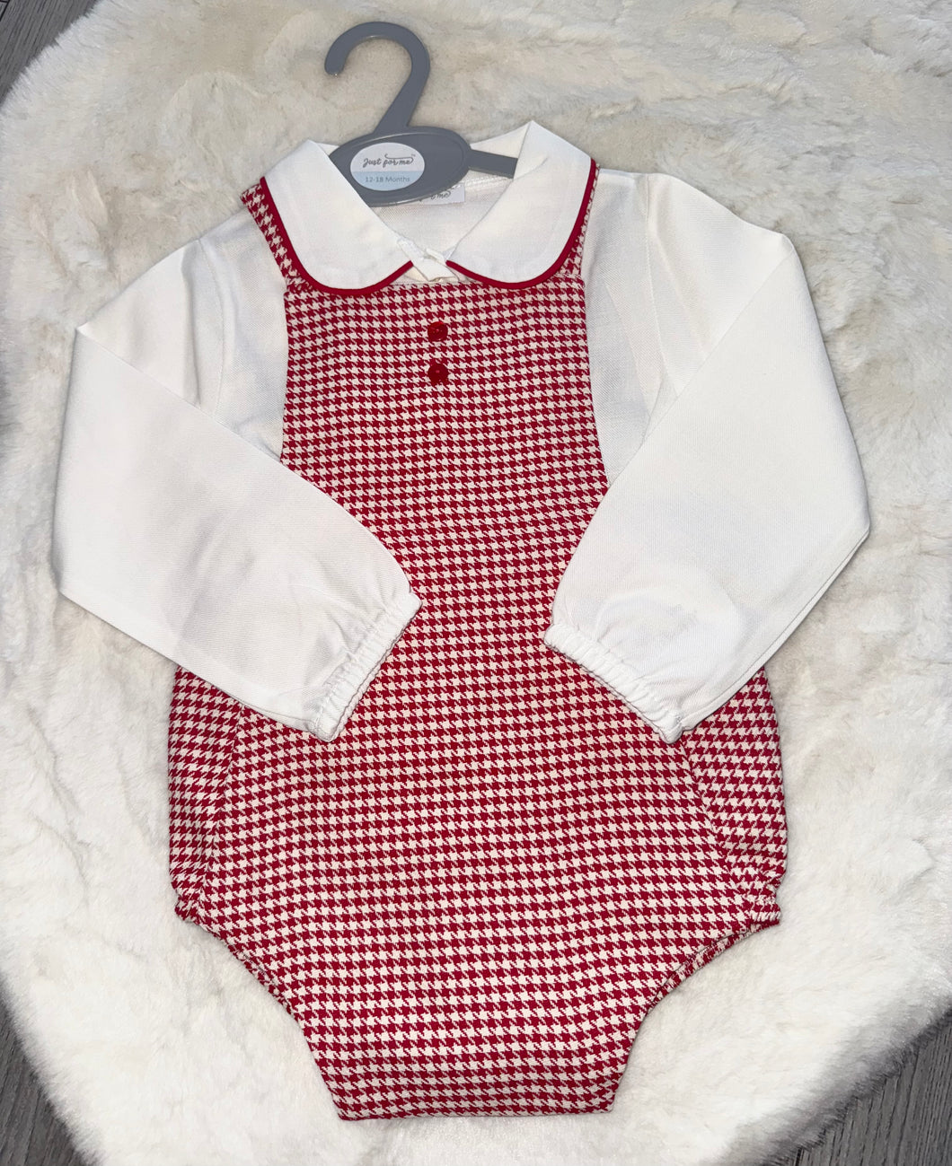 Red Gingham Romper