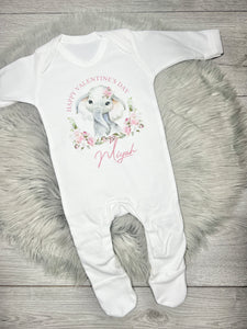 Baby's Valentine Babygrow