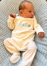 Load image into Gallery viewer, Personalised Embroidered Babygrow
