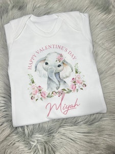 Baby's Valentine Babygrow